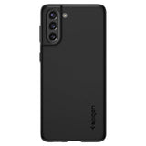Противоударен Калъф за Samsung S21 Plus, Spigen Thin Fit Case, Черен (6)