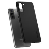 Противоударен Калъф за Samsung S21 Plus, Spigen Thin Fit Case, Черен (2)