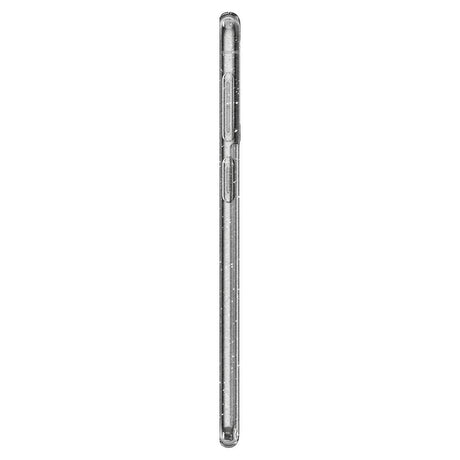 Противоударен Блестящ Калъф за Samsung S21, Spigen Liquid Crystal Glitter Quartz Case, Прозрачен (4)