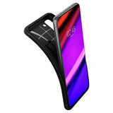 Противоударен Силиконов Калъф за Samsung S21, Spigen Rugged Armor Case, Черен (4)