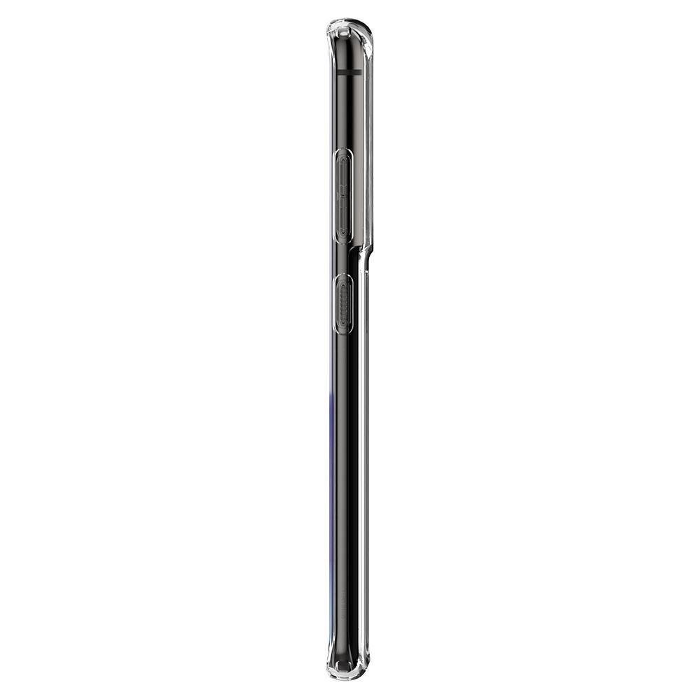 Противоударен Хибриден Калъф за Samsung S21 Ultra, Spigen Ultra Hybrid Case, Прозрачен (4)