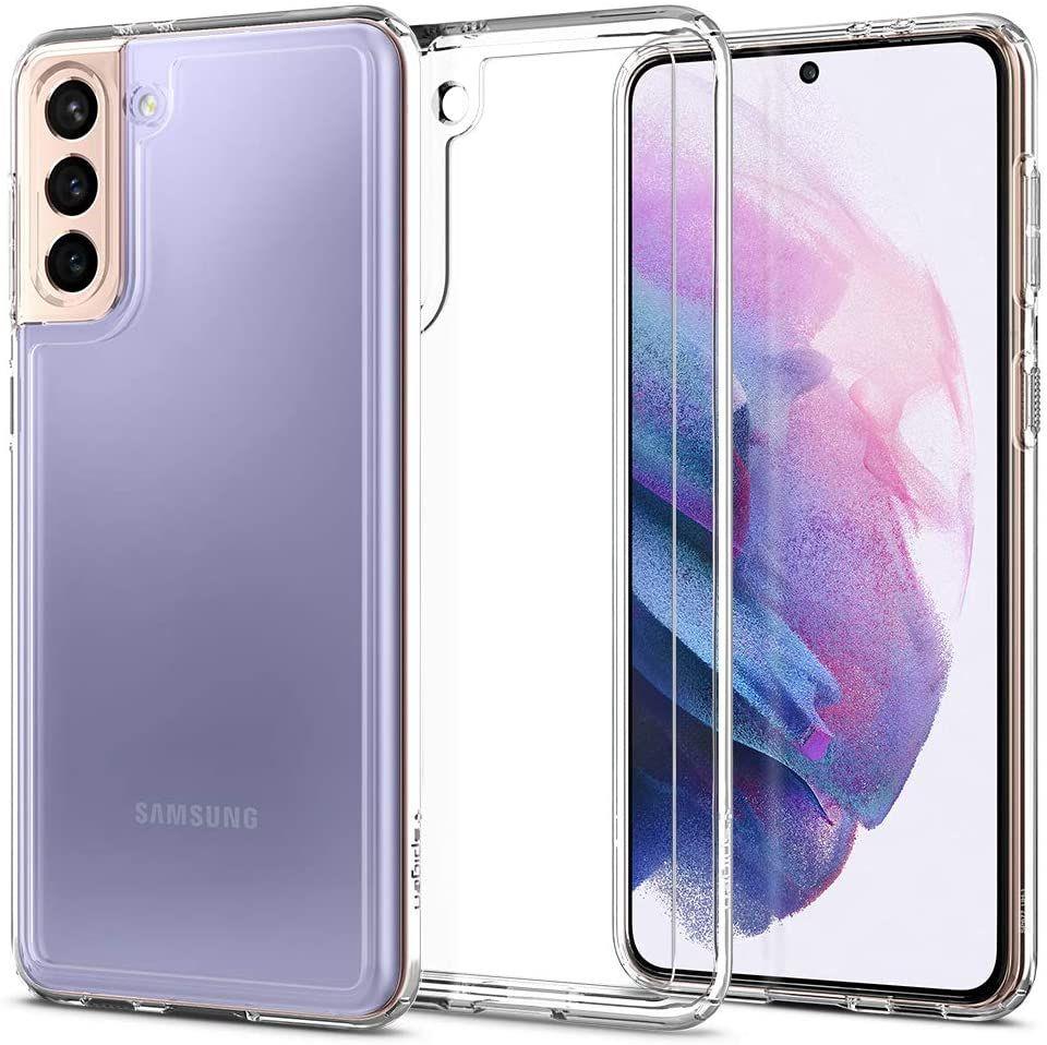 Противоударен Хибриден Калъф за Samsung S21, Spigen Ultra Hybrid Case, Прозрачен