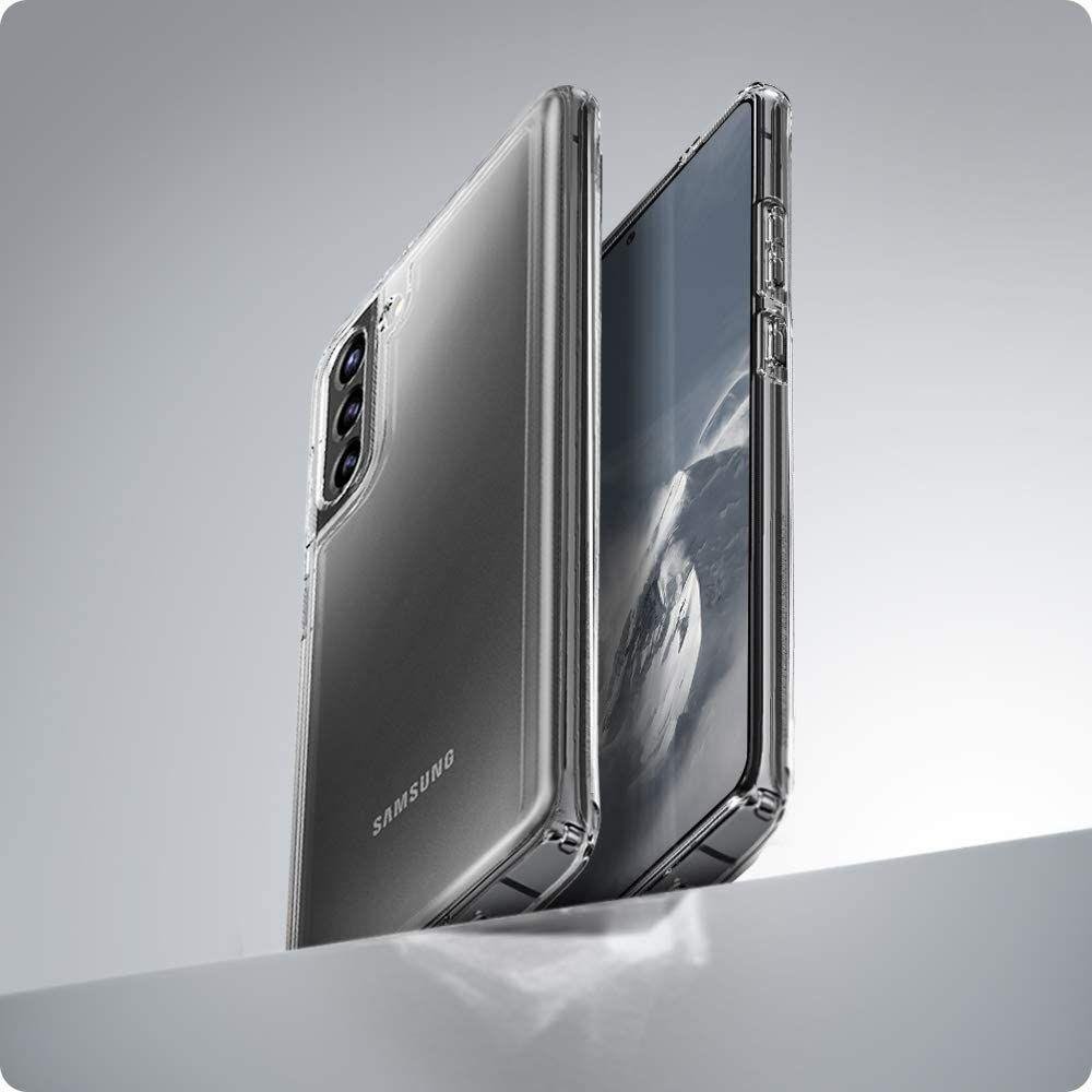 Противоударен Хибриден Калъф за Samsung S21, Spigen Ultra Hybrid Case, Прозрачен (3)