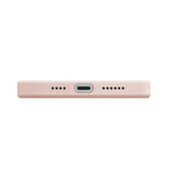 Силиконов Калъф за iPhone 12/Pro, Uniq Lino Hue Case, Розов (6)