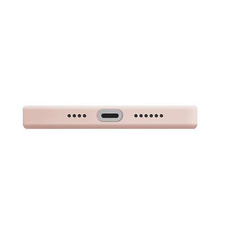 Силиконов Калъф за iPhone 12/Pro, Uniq Lino Hue Case, Розов (6)
