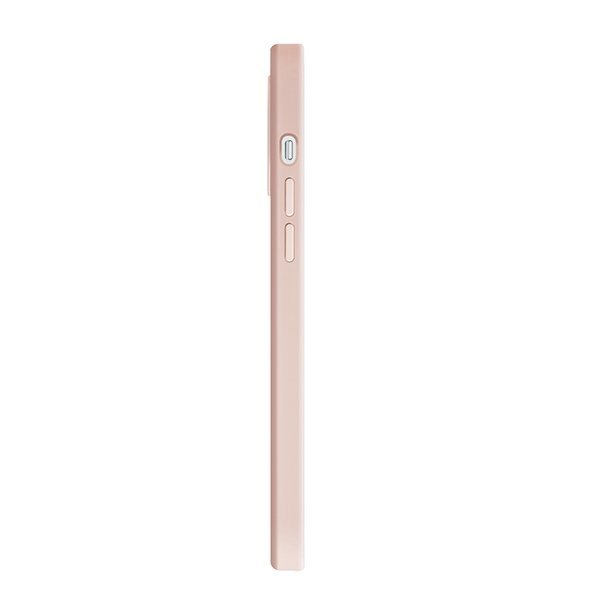 Силиконов Калъф за iPhone 12 Pro Max, Uniq Lino Hue Case, Розов (6)