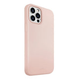 Силиконов Калъф за iPhone 12 Pro Max, Uniq Lino Hue Case, Розов (2)