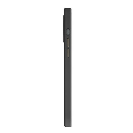 Силиконов Калъф за iPhone 12 Pro Max, Uniq Lino Hue Case, Черен (6)