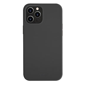 Силиконов Калъф за iPhone 12/Pro, Uniq Lino Hue Case, Черен