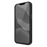 Силиконов Калъф за iPhone 12 Pro Max, Uniq Lino Hue Case, Черен (3)