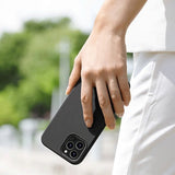 Силиконов Калъф за iPhone 12 Mini, Uniq Lino Hue Case, Черен (5)
