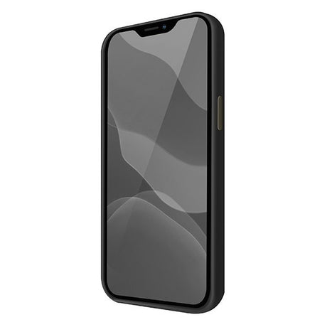 Силиконов Калъф за iPhone 12 Mini, Uniq Lino Hue Case, Черен (3)