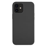 Силиконов Калъф за iPhone 12 Mini, Uniq Lino Hue Case, Черен