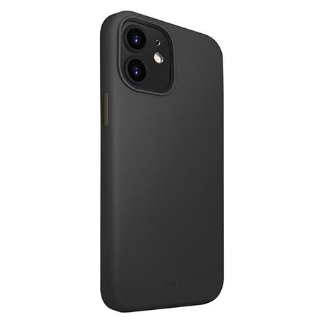 Силиконов Калъф за iPhone 12 Mini, Uniq Lino Hue Case, Черен (2)