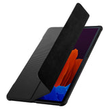 Противоударен Калъф за Samsung Tab S8 Plus/ S7 Plus/ S7 FE, Spigen Rugged Armor Pro Case, Черен (5)