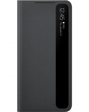 Оригинален Активен Калъф за Samsung S21 Plus Clear View Cover Book Case EF-ZG996CBE, Черен