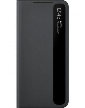 Оригинален Активен Калъф за Samsung S21 Ultra Clear View Cover Book Case EF-ZG998CBE, Черен