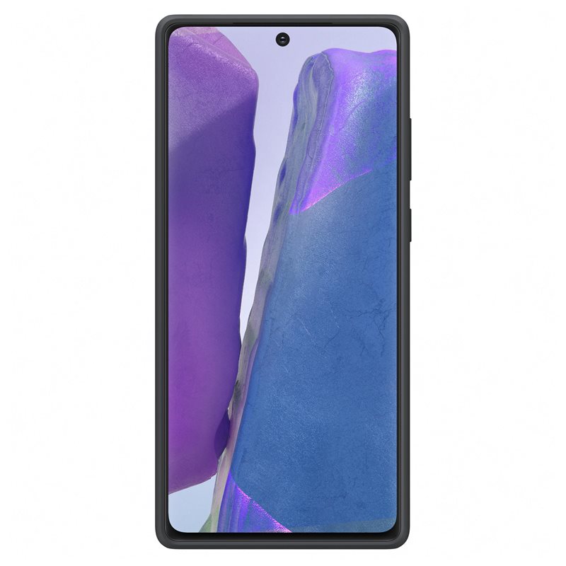 Оригинален Силиконов Калъф за Samsung Note 20 Silicone Cover Case EF-PN980TBEGEU, Черен (3)