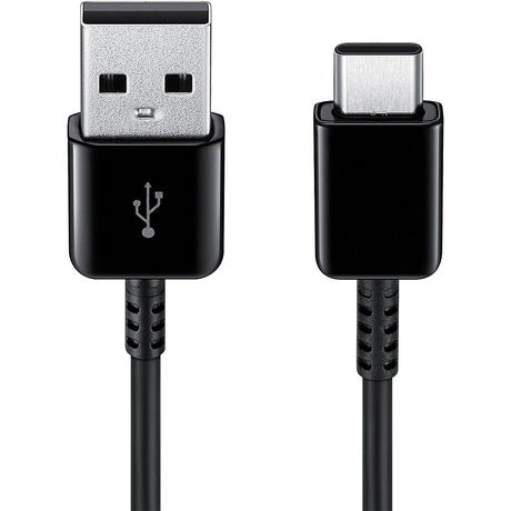 Оригинален USB-C Кабел за Samsung с Бързо Зареждане 1.5m EP-DG930MBE 2pcs, Черен (5)