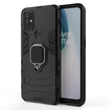Калъф със Стойка-Пръстен за Oneplus Nord N100, Kickstand Armor Case, Черен (2)