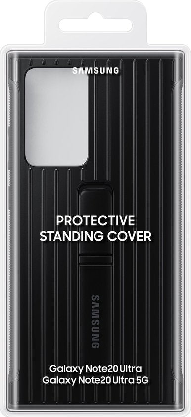 Оригинален Противоударен Калъф за Samsung Note 20 Ultra Protective Standing Cover Case Ef-Rn985cbe, Черен (5)