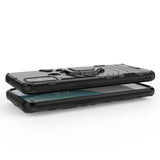 Калъф със Стойка-Пръстен за Oneplus Nord N100, Kickstand Armor Case, Черен (5)
