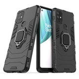 Калъф със Стойка-Пръстен за Oneplus Nord N100, Kickstand Armor Case, Черен