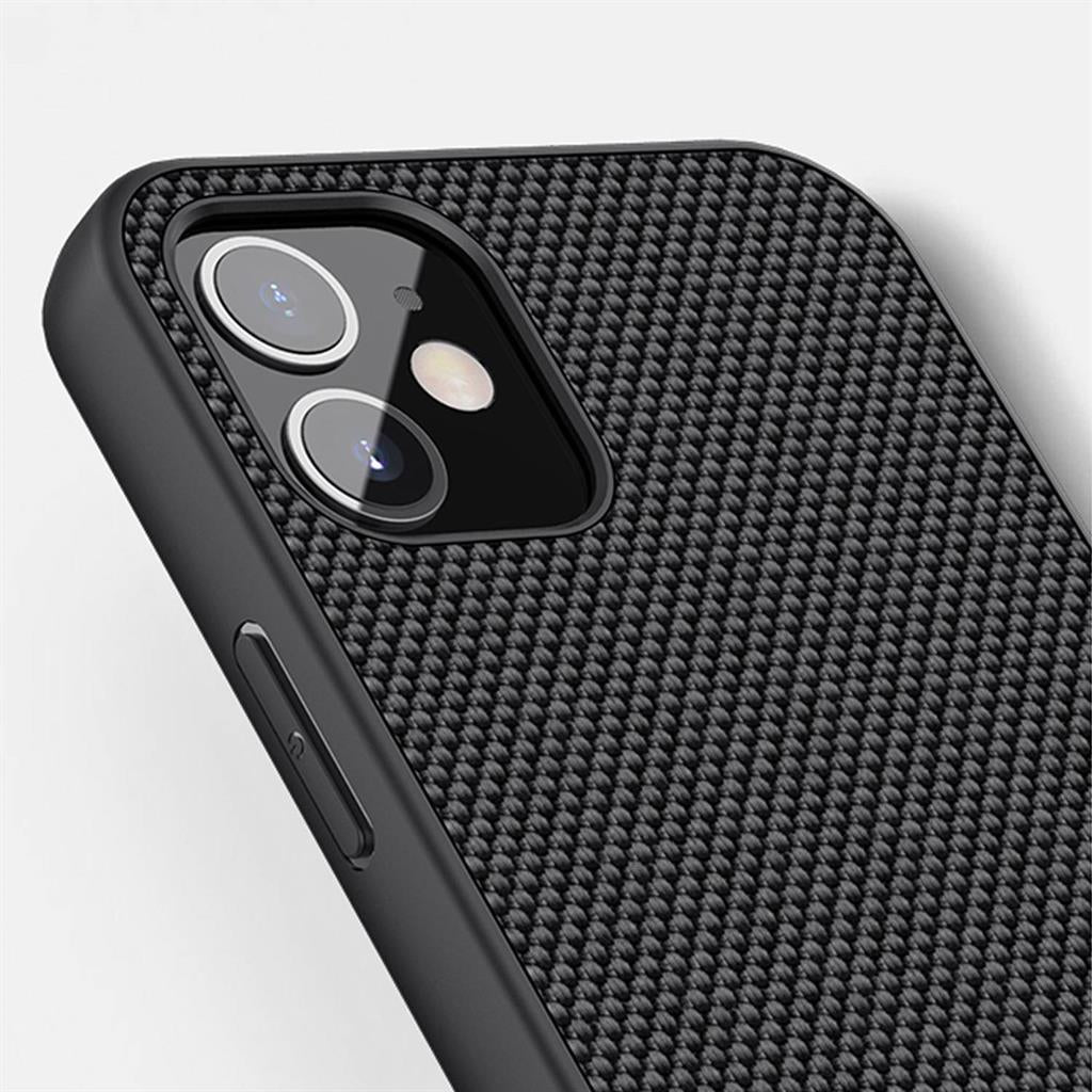 Калъф с Фибро Влакна за iPhone 12 Mini, Nillkin Textured Case, Черен (4)