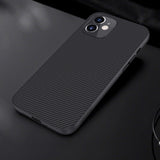 Карбонов Калъф за iPhone 12 Mini, Nillkin Synthetic Fiber Case, Черен (3)