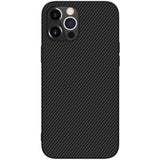 Карбонов Калъф за iPhone 12/Pro, Nillkin Synthetic Fiber Case, Черен (2)