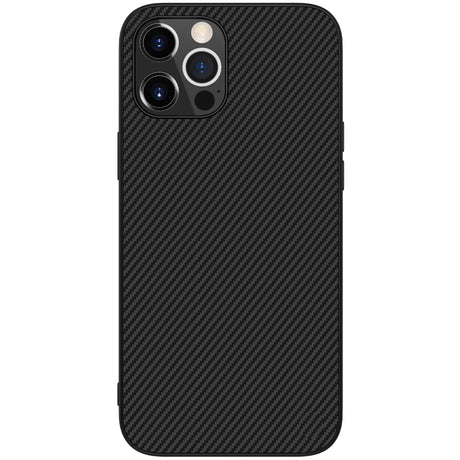 Карбонов Калъф за iPhone 12/Pro, Nillkin Synthetic Fiber Case, Черен (2)
