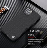 Калъф с Фибро Влакна за iPhone 12 Pro Max, Nillkin Textured Case, Черен (5)