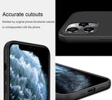 Карбонов Калъф за iPhone 12 Pro Max, Nillkin Synthetic Fiber Case, Черен (4)