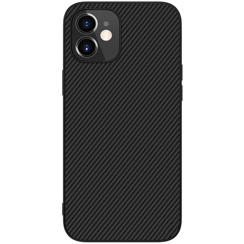 Карбонов Калъф за iPhone 12 Mini, Nillkin Synthetic Fiber Case, Черен (2)