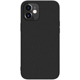 Карбонов Калъф за iPhone 12 Mini, Nillkin Synthetic Fiber Case, Черен (2)