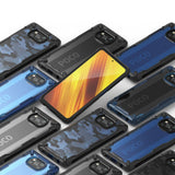 Противоударен Хибриден Калъф за Xiaomi Poco X3, Ringke Fusion X Camo Case, Черен (4)