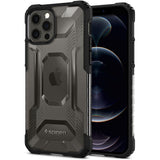 Противоударен Хибриден Калъф за iPhone 12/Pro, Spigen Nitro Force Case, Черен (2)