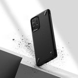 Противоударен Силиконов Калъф за Samsung A52, Ringke Onyx Case, Черен (3)