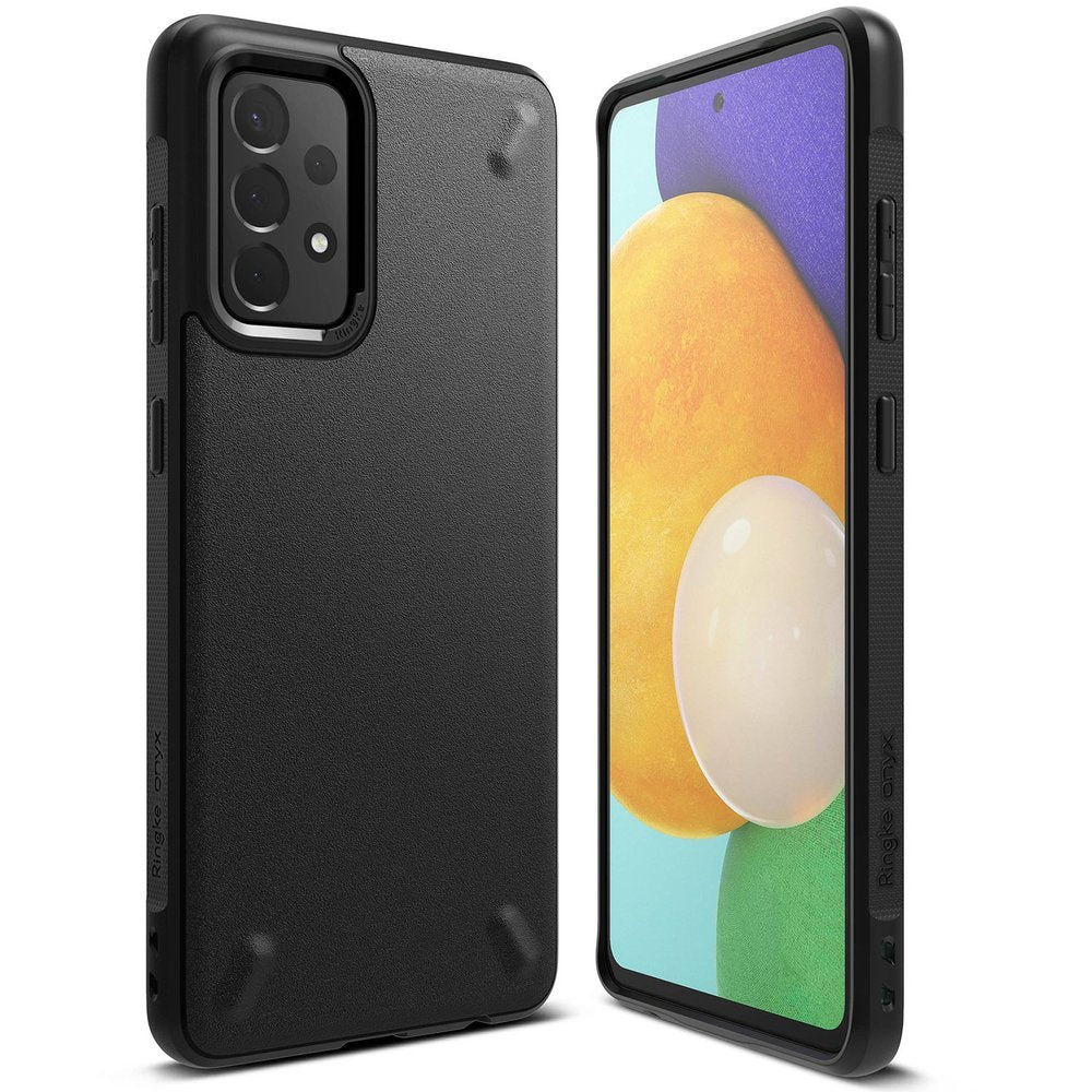 Противоударен Силиконов Калъф за Samsung A52, Ringke Onyx Case, Черен