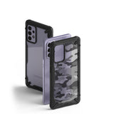 Противоударен Хибриден Калъф за Samsung A72, Ringke Fusion X Camo, Черен (4)