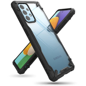 Противоударен Хибриден Калъф за Samsung A52, Ringke Fusion X Case, Черен