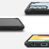 Противоударен Хибриден Калъф за Samsung A52, Ringke Fusion X Case, Черен (2)