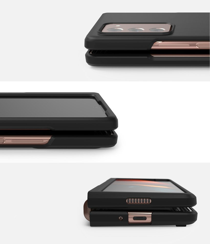 Противоударен Калъф за Samsung Z Fold 2, Ringke PC Case, Черен (2)