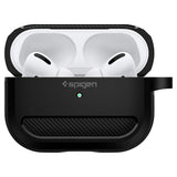 Противоударен Силиконов Калъф за Apple AirPods Pro, Spigen Rugged Armor Case, Черен (4)
