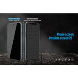 Anti-Spy Стъклен Протектор за iPhone 12/Pro, Blueo Privacy 3D Glass, Черен (2)