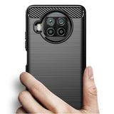 Противоударен Силиконов Калъф за Xiaomi Mi 10T Lite, Forcell Carbon Case, Черен (2)