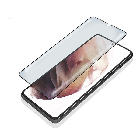 Удароустойчив Протектор за Samsung S21 Ultra, 4Smarts Hybrid Endurance Clear Glass, Черен (2)