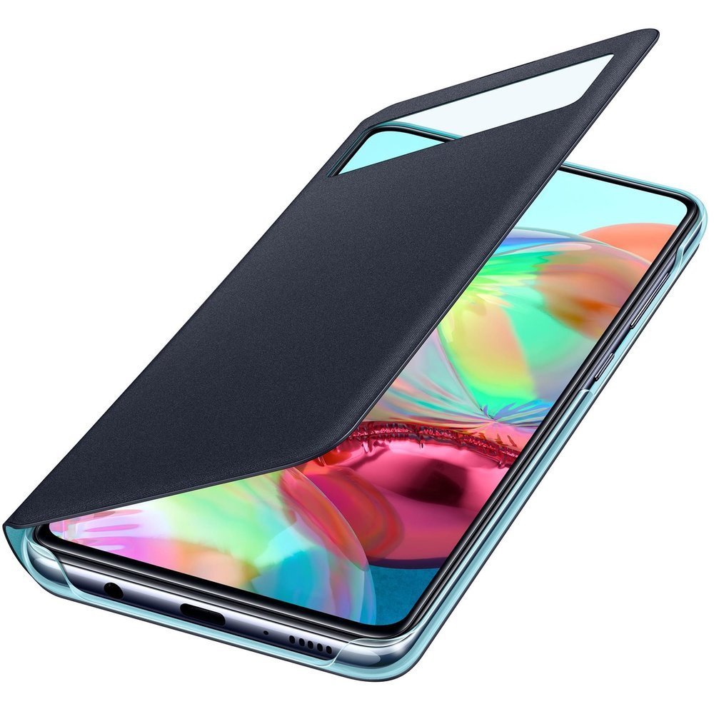 Оригинален Активен Калъф за Samsung Note 10 Lite S-View Book Case EF-EN770PBEGEU, Черен (2)