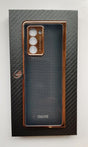 Луксозен Калъф за Samsung Galaxy Z Fold 2, GKK Painting Carbon Case, Кафяв