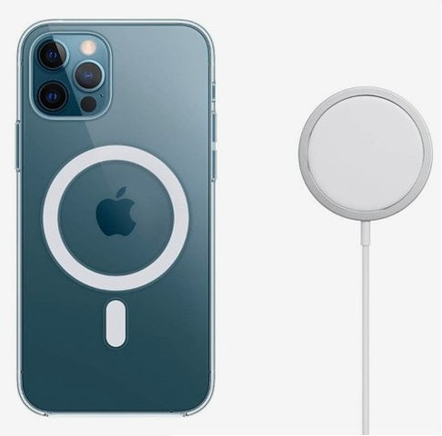 Безжично Магнитно Зарядно Apple за iPhone, Magsafe Charger 15w mx6x3zm/а, Бял (3)